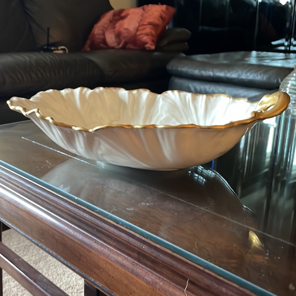 Stunning and RARE 1980’s Large Lenox Leaf Serving Dish, excellent condition - Picture 2 of 7